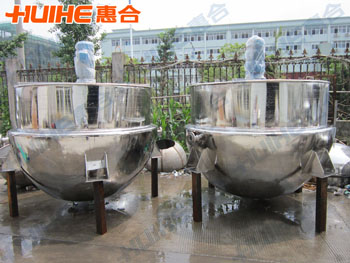 Show Vertical Steam Heating Jacketed Kettle with Agitator real pictures, so that customers an intuitive understanding of our product design and production of Vertical Steam Heating Jacketed Kettle with Agitator